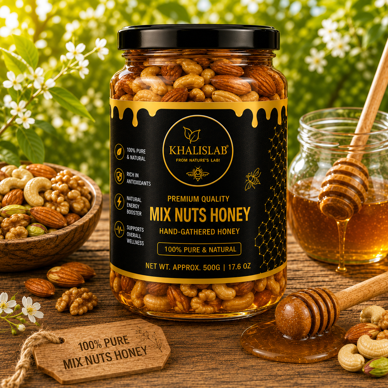 Mix Nuts Sidr Honey