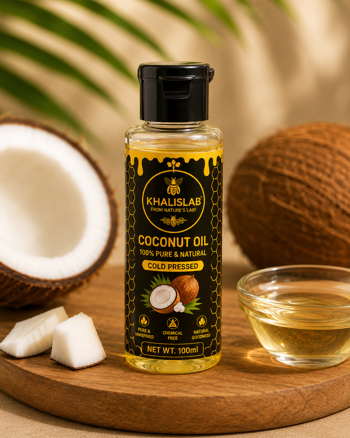 Organic Coconut Cold Pressed Oil